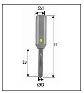 397/4 Solid-carbide dowel drills