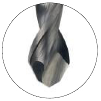 398/B Special Solid-carbide drills with double angle tip