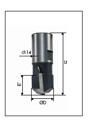 631 Milling cutters for slot-mortisers