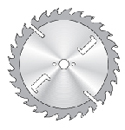 1230 Special circular saw blades with the application of HM on the cooling slots
