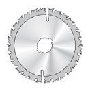 1250 Middle thick blades supplied with limiting device