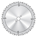 990 Saw blade with chip thickness limitation 
